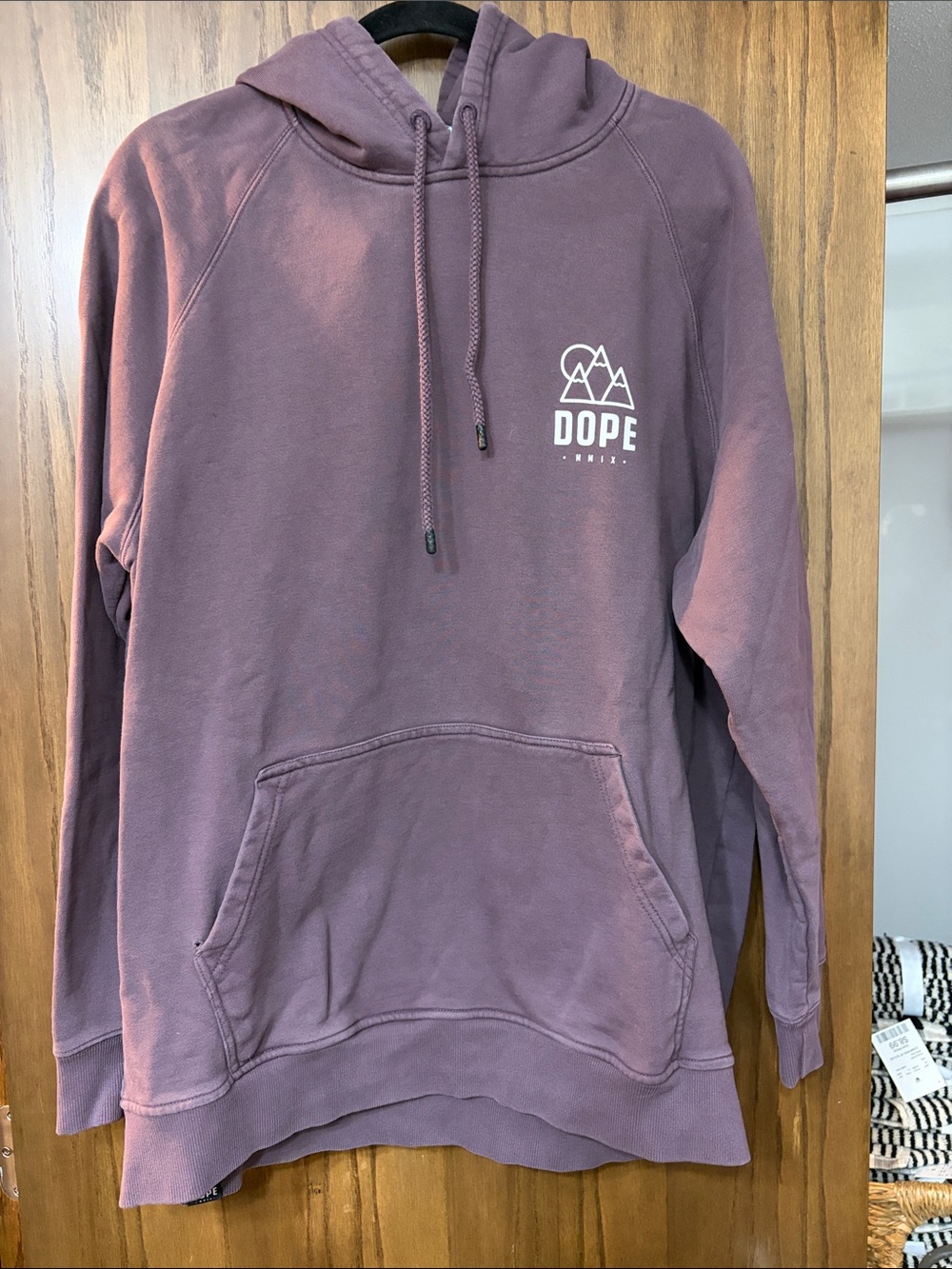 DOPE Men's Purole Pullover Hoodie Sweatshirt